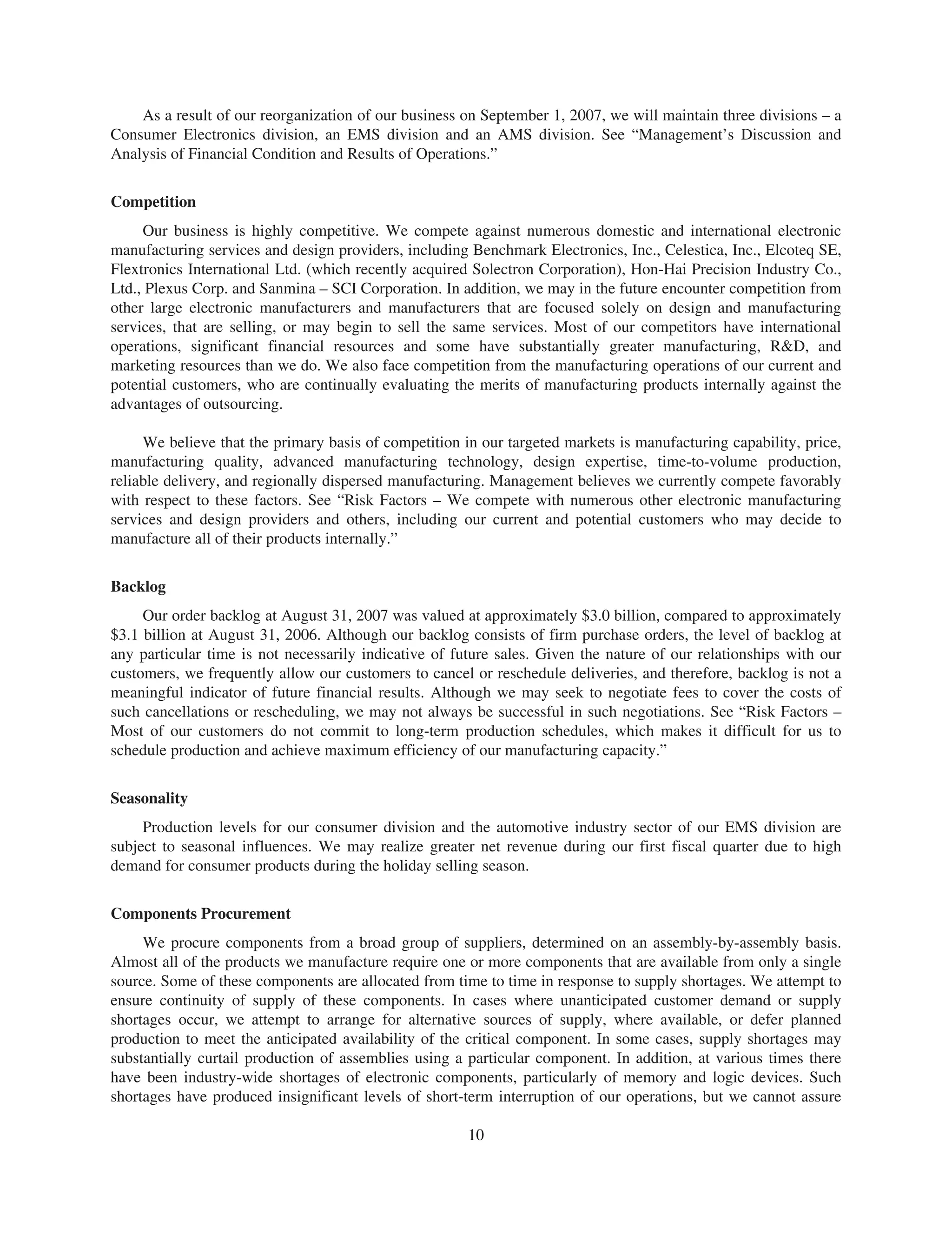 jabil circuit Annual Report 2007