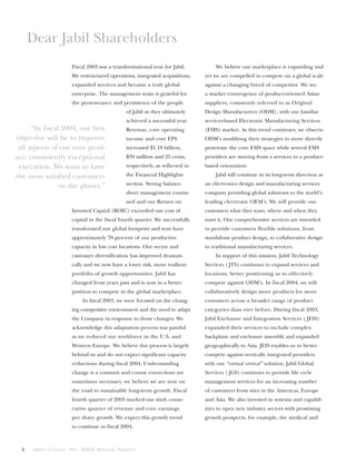 jabil circuit Annual Report 2003