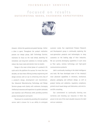 jabil circuit Annual Report 2001