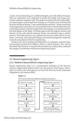 Kansei Affective Engineering 1st Edition Mitsuo Nagamachi | PDF