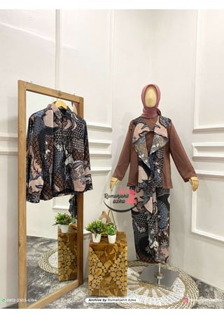 Setelan Batik Kombinasi by Rumah Jahit Azka | PDF