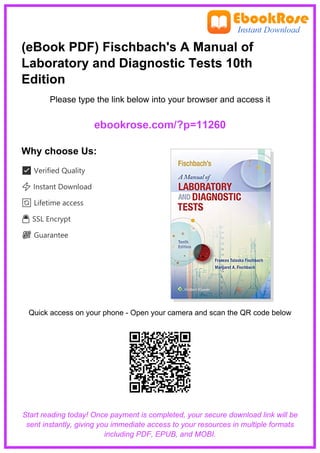 Comprehensive Guide to Laboratory and Diagnostic Tests - 10th Edition | PDF