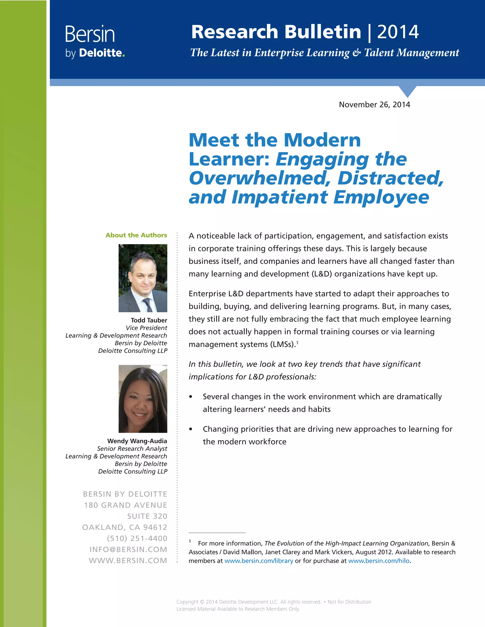 Meet the modern learner | PDF