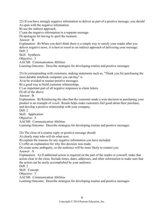 Strategy For Routine And Positive Image Effective Strategies for Routine and Positive Business Communication | PDF