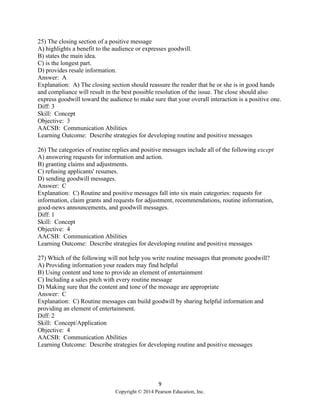 Strategy For Routine And Positive Image Effective Strategies for Routine and Positive Business Communication | PDF