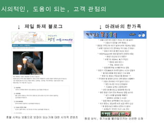 시의적인 ,  도움이 되는 ,  고객 관점의  ↓  제일 화제 블로그  ↓ 마래바의 한가족  항공 상식 ,  호기심을 불러일으키는 신선한 소재 촛불 시위는 보험으로 보장이 되는가에 대한 시의적 콘텐츠 