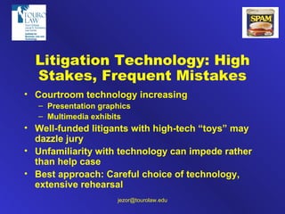 11 27 07 Ezor Attorney E Mail Ethics Presentation