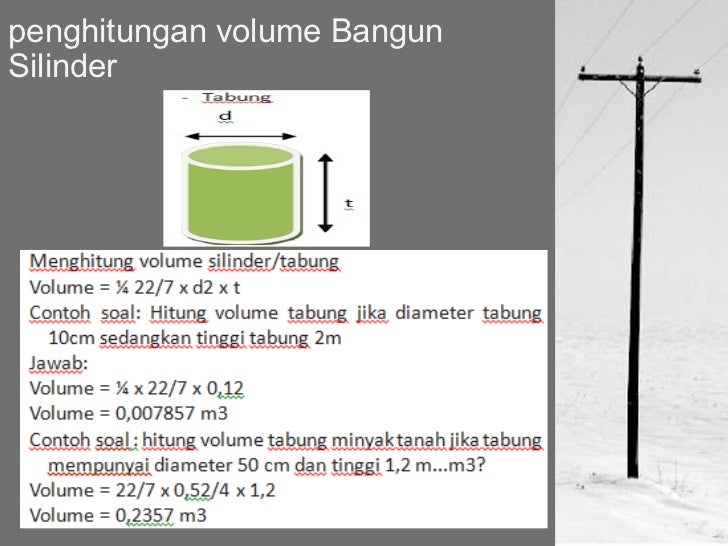 Mengukur panjang tinggi dan menghitung  volume