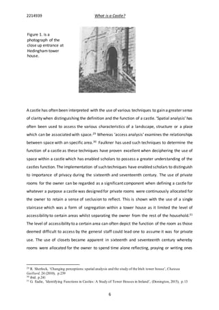 Medieval castle life facts picture