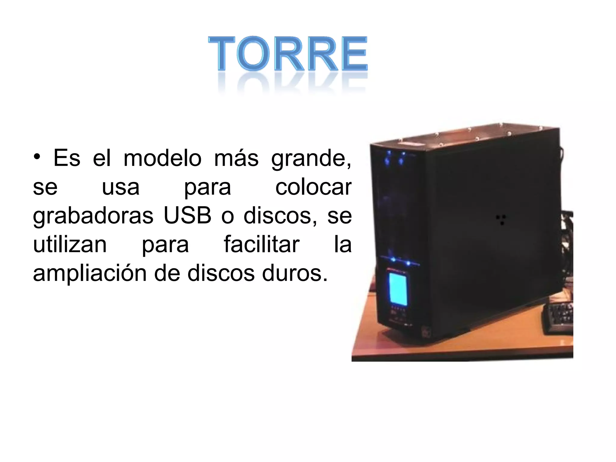 TIPOS DE CARCASAS | PPS | Computer Peripherals | Computing