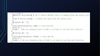 Arduino Based Home Automation System with Android and | PPT