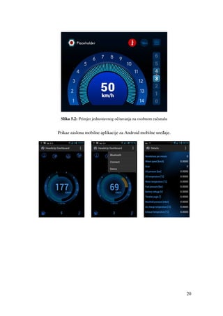 Slika 5.2: Primjer jednostavnog oˇcitavanja na osobnom raˇcunalu
Prikaz zaslona mobilne aplikacije za Android mobilne ure ¯daje.
20
 