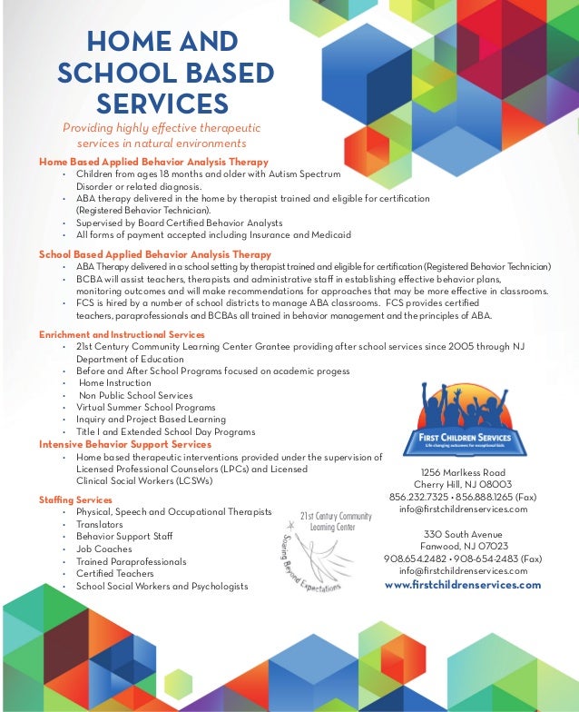 fcs home school based services sheet
