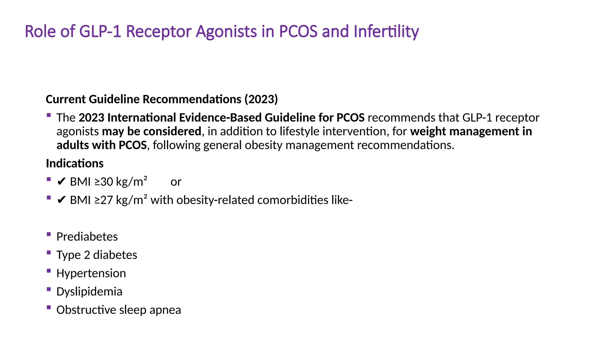 Comprehensive Management of PCOS and Infertility: Lifestyle, Pharmacology, and Advanced Treatments