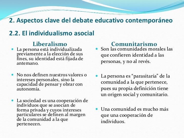 (113) La autonomía y la responsabilidad en la educación escolar hoy:
