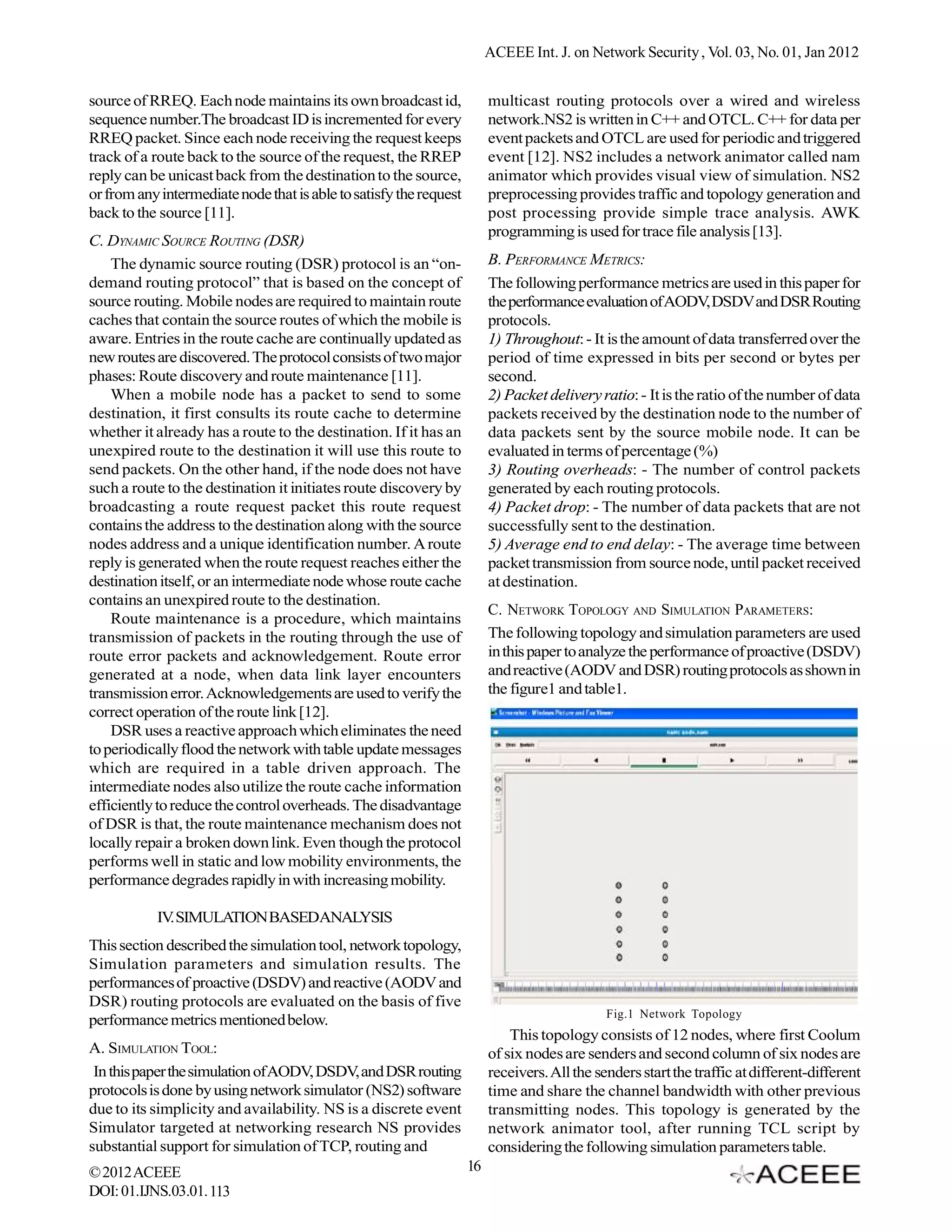 Performance Evaluation of ad-hoc Network Routing Protocols using ns2 ...