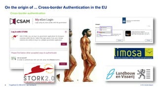 © 2014 Deloitte Belgium 
On the origin of ... Cross-border Authentication in the EU 
Cross-border authentication 
4 ForgeRock EU IRM 2014 - Jan Vanhaecht 
 