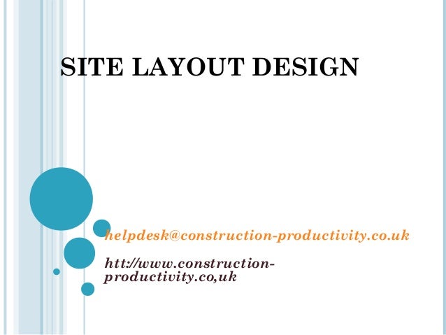 113 site layout design site layout