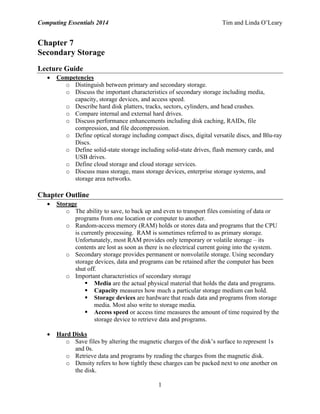 Computing Essentials Intro 2014 24th Edition OLeary Solutions Manual | PDF