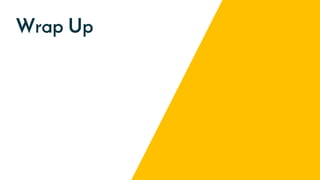 Wrap Up
 