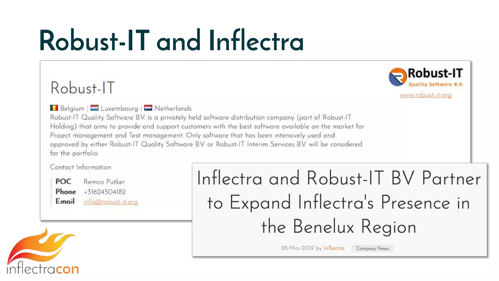 Robust-IT and Inflectra
 