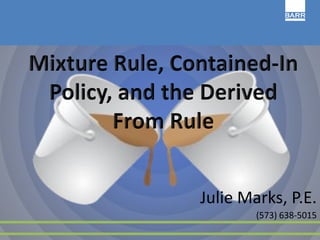 Julie Marks, P.E.
(573) 638-5015
 