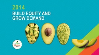 BUILD EQUITY AND
GROW DEMAND
2014
 
