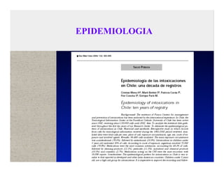 EPIDEMIOLOGIA
 