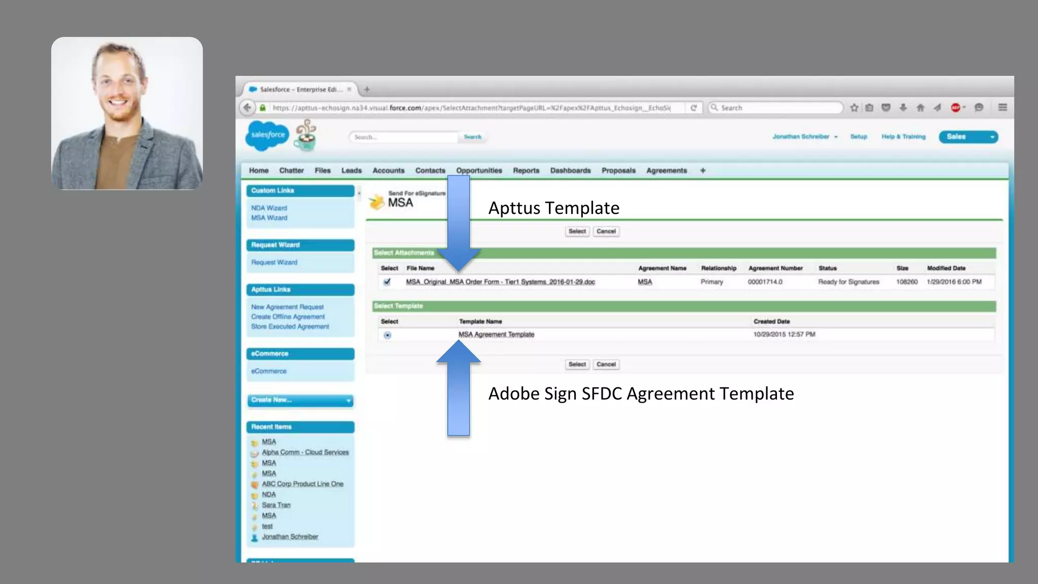 Apttus Template
Adobe Sign SFDC Agreement Template
 