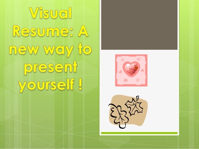 visual resumes visual resumes
