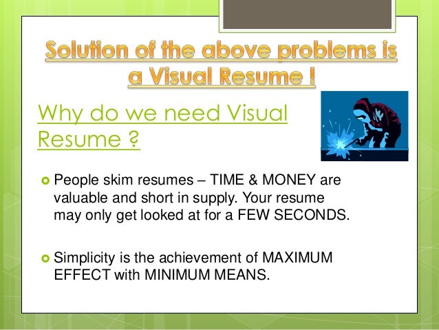 visual resumes visual resumes