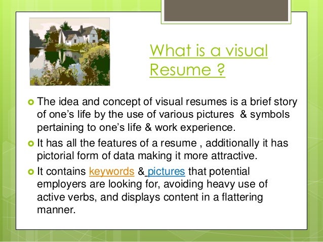 visual resumes visual resumes