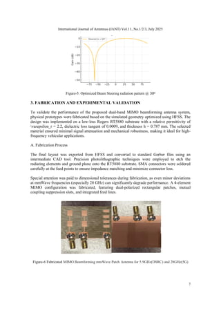 HIGH-GAIN MIMO BEAMFORMING ANTENNA SYSTEM FOR DSRC AND MMWAVE 5G ...