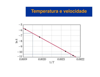 Temperatura e velocidadeTemperatura e velocidade
 