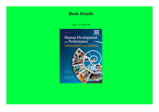 Kindle Human Development and Performance Throughout the Lifespan | PPT