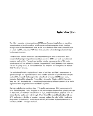 Ibm Format Text Mastering Ibm I The Complete Resource For Todays Ibm I System Jim Buck ...
