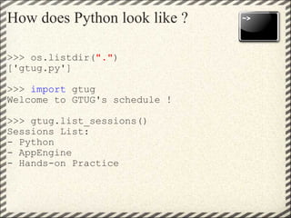 A Sip of Python | PPT