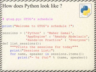 A Sip of Python | PPT