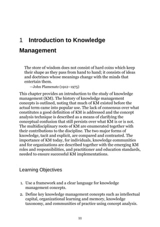 Comprehensive Guide to Knowledge Management in Theory and Practice | PDF