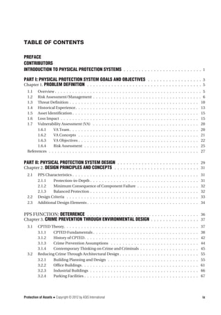Protection of Assets Physical Security Michael E. Knoke | PDF