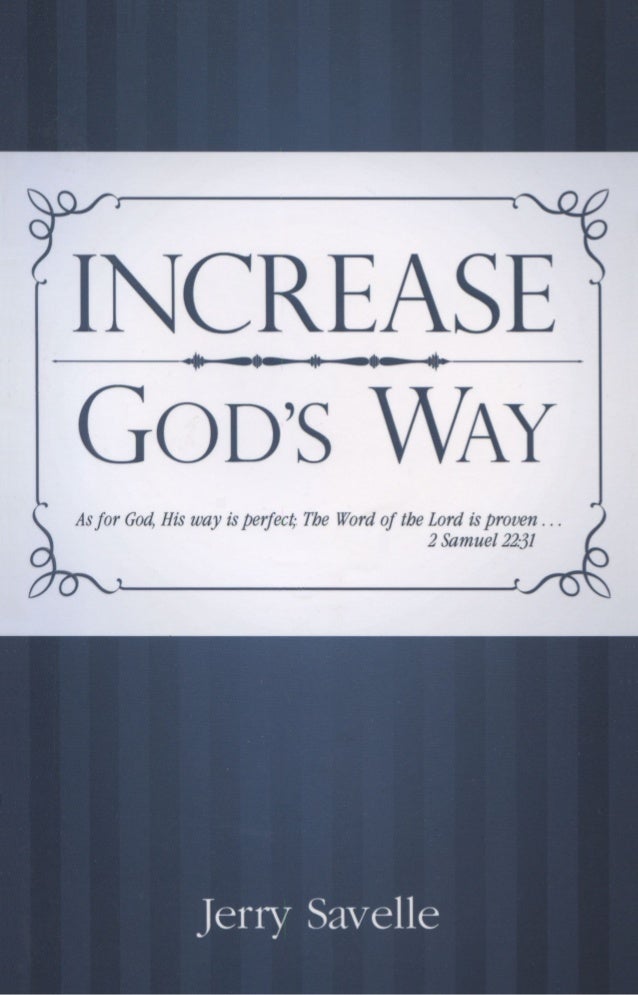 113777633 Increase God S Way By Jerry Savelle