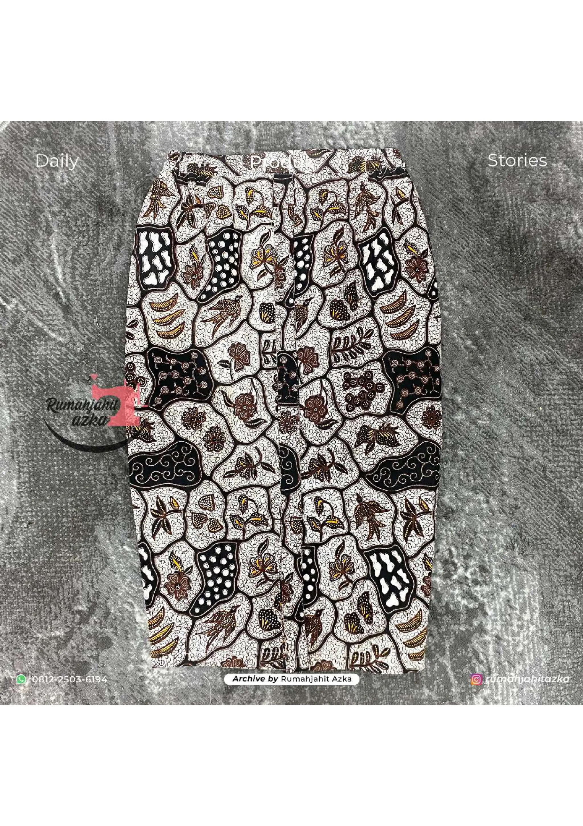 Jahit Rok Batik by Rumah Jahit Azka | PDF