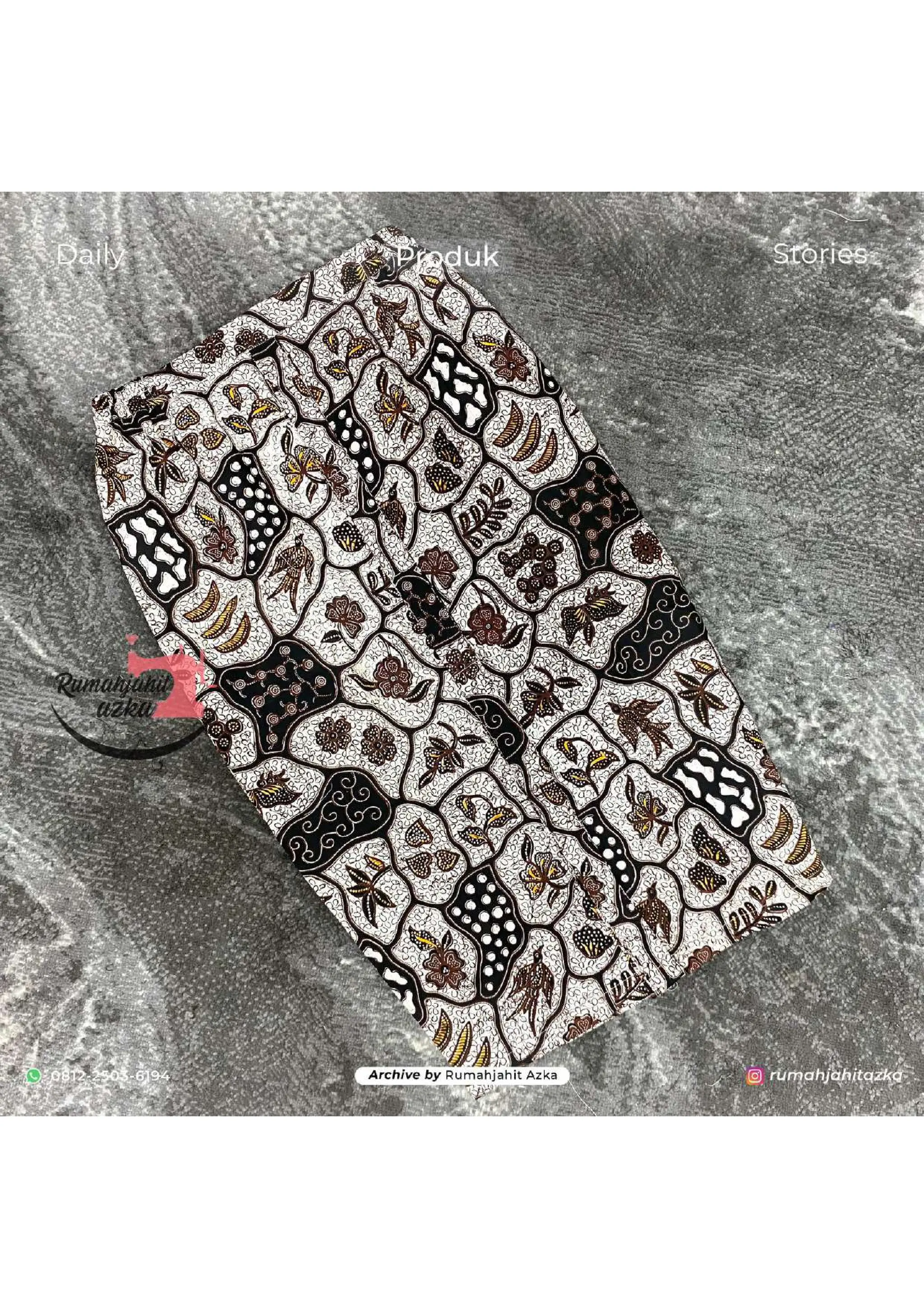 Jahit Rok Batik by Rumah Jahit Azka | PDF