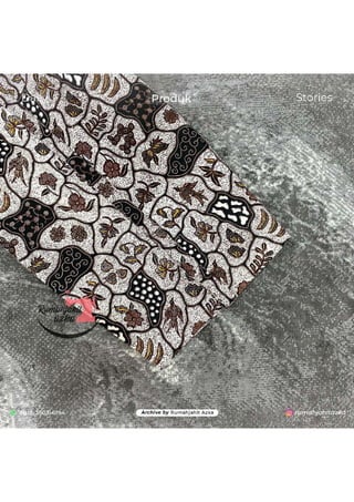 Jahit Rok Batik by Rumah Jahit Azka | PDF