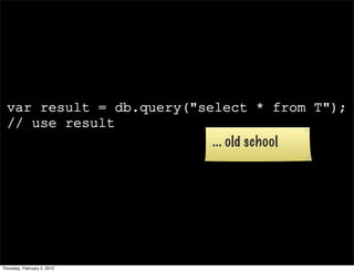 ... old school




Thursday, February 2, 2012
 