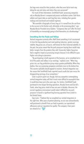 smithfield food 2001 AR