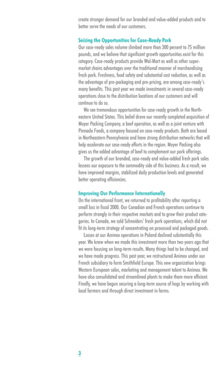 smithfield food 2001 AR