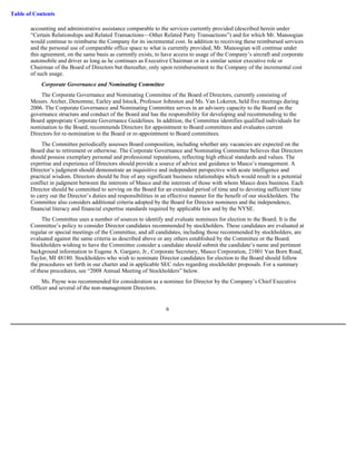 masco Proxy Statements 2007 