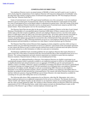 masco Proxy Statements 2007 