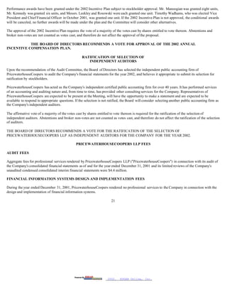 masco Proxy Statements 2002- 